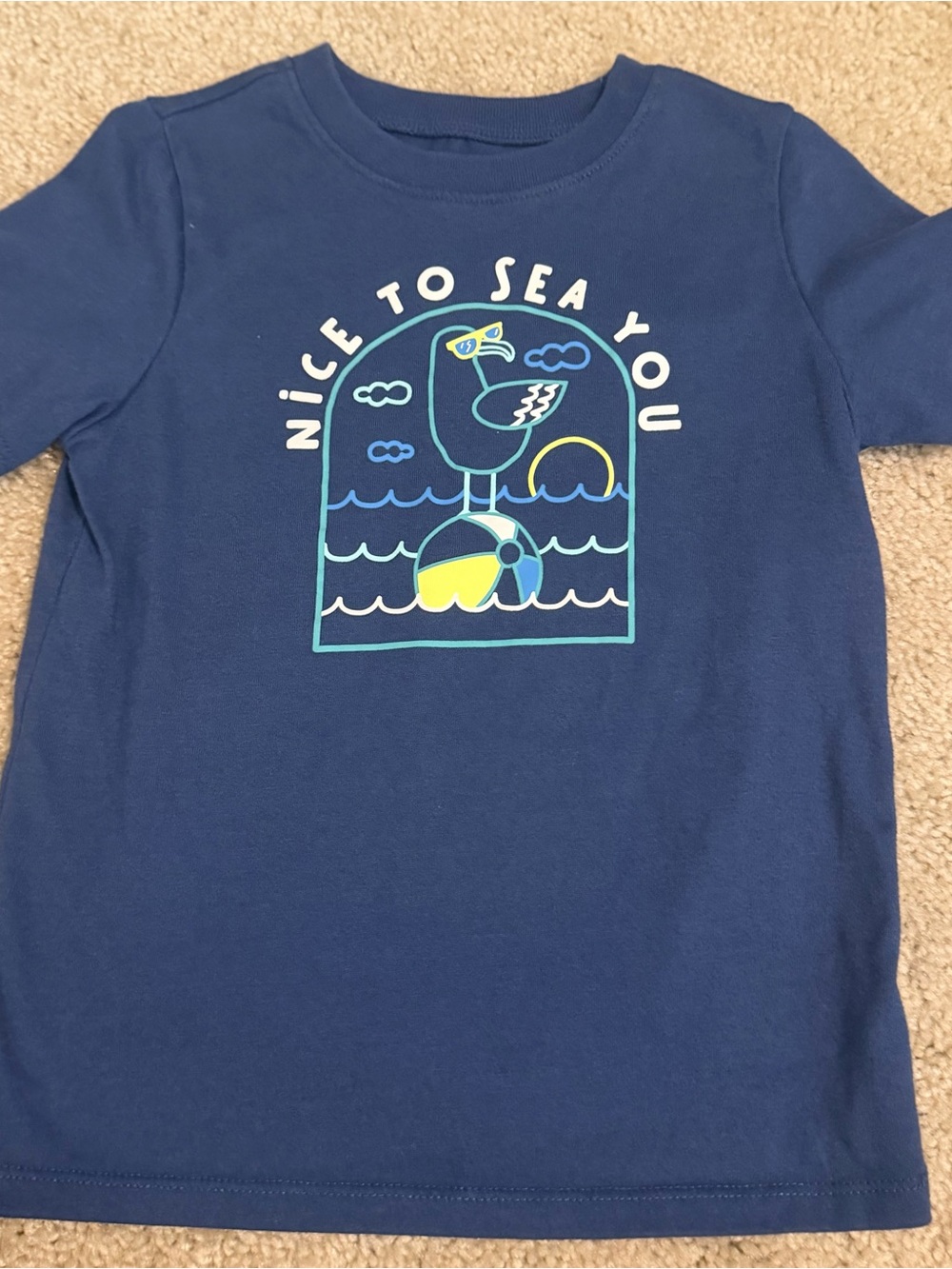 Garanimals Navy Blue 'Nice to Sea You' Graphic Tee
